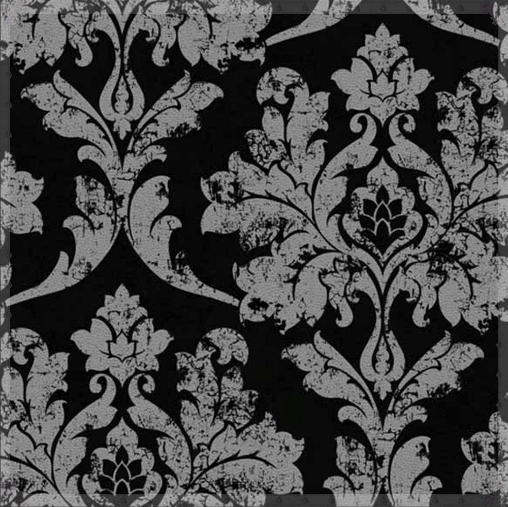 1000x998 US $53.09 |home decor black/silver damask wallpaper bedroom wallpaper  background wall wallpaper black floral for living room WP510 cold wat-in