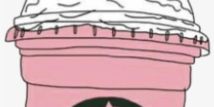 820x1929 Cartoon Starbucks - Starbucks Pink Drink Cartoon - 618x618 PNG