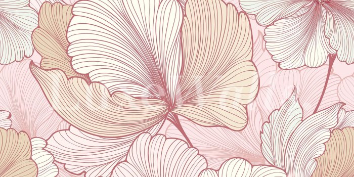 2000x2000 Wallpaper : Create Striking Space With Dark Floral Murals Border