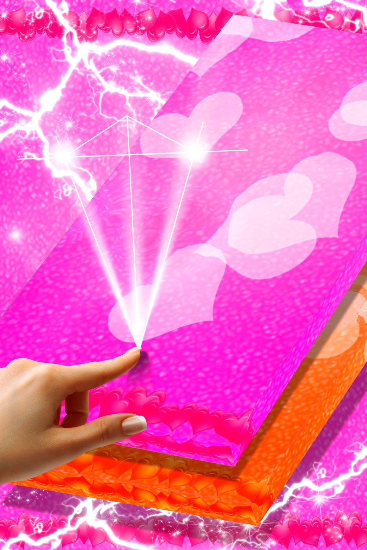 1200x1800 Cute Pink Heart Wallpaper for Android - APK Download