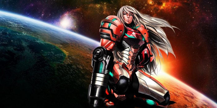 1920x1080 Nintendo, video games, outer space, Samus Aran, Classic, Metroid