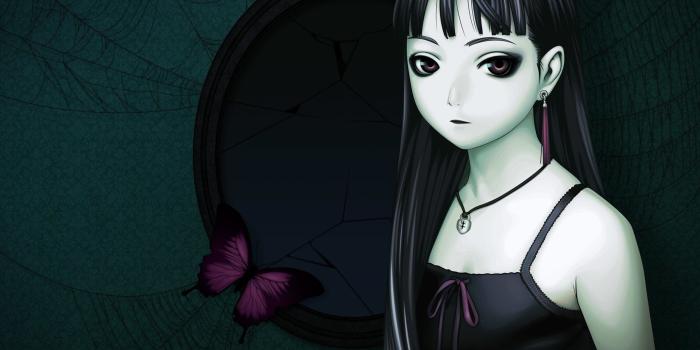 1920x1200 HD wallpaper: Anime, Range Murata, Black, Butterfly, Girl, Gothic