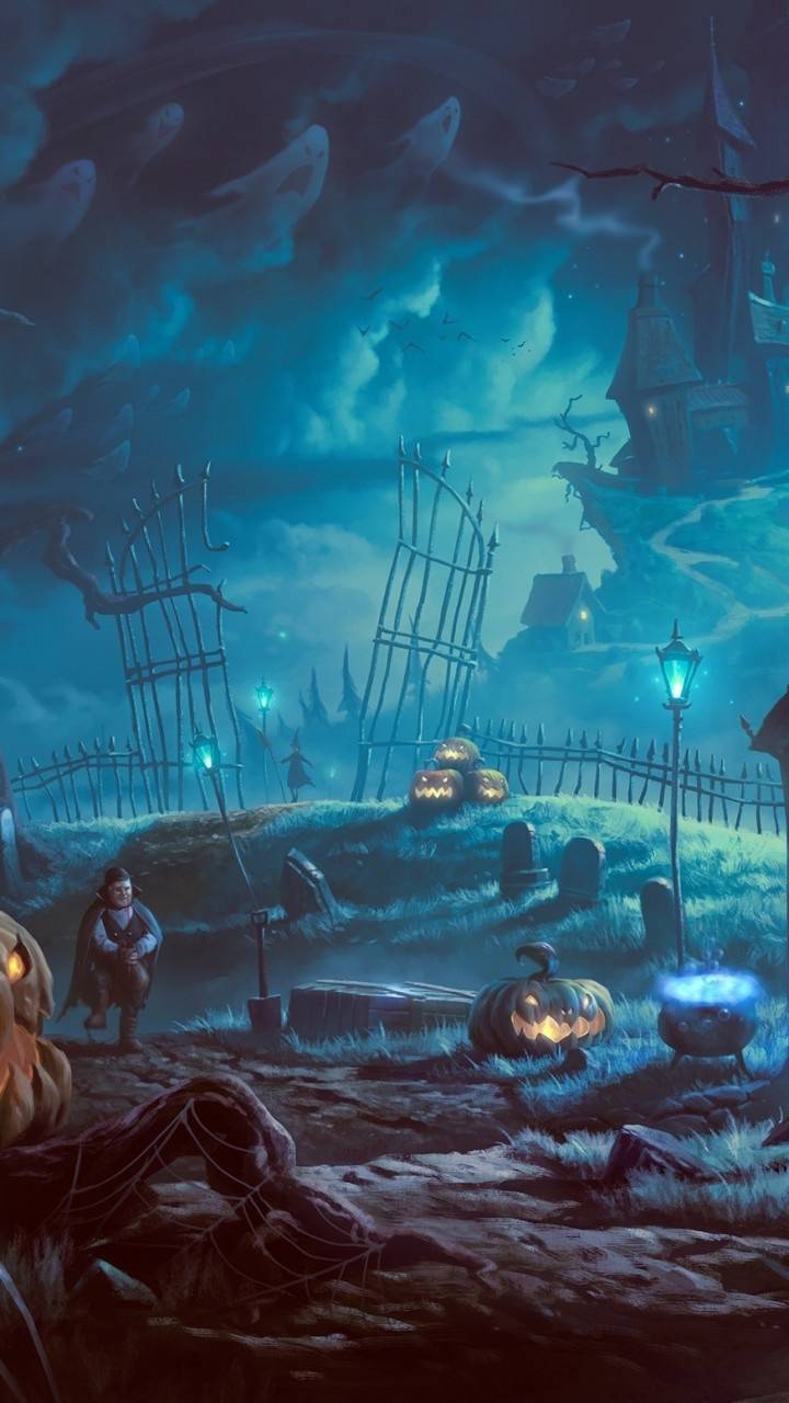 720x1280 Halloween Graveyard Wallpaper by ZzzeusGG - 34 - Free on ZEDGE™
