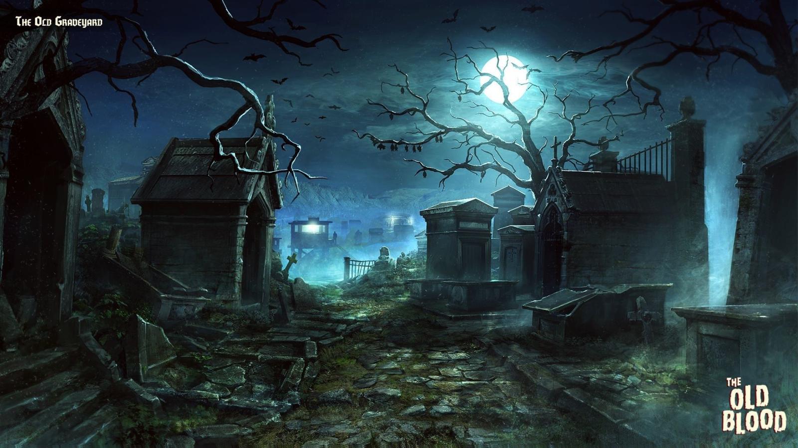 1920x1080 Halloween Graveyard Wallpaper Hd Desktop