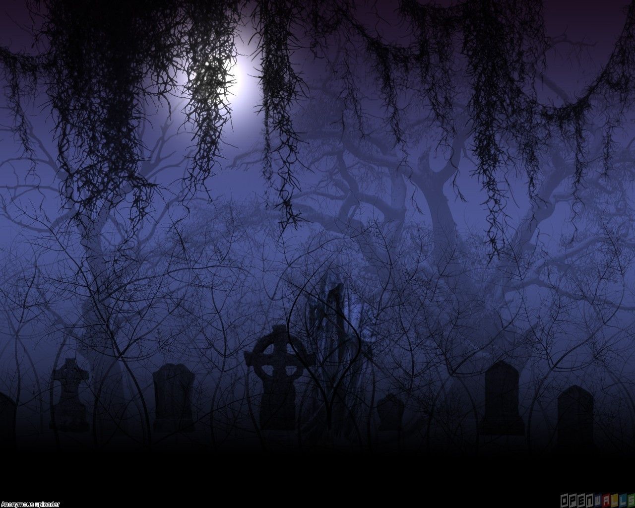 1280x1024 Best 40+ Cemetary Background on HipWallpaper | Spooky Cemetary