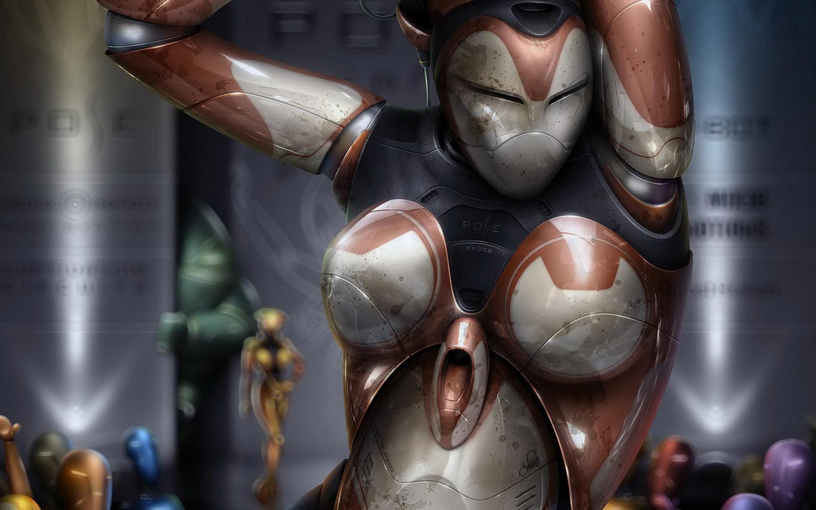 2560x1600 Widescreen HD Wallpaper > 3D / Art > Cyber Girl hd wallpaper