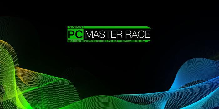 3840x2159 Made a PCMR version of the popular Razer wallpaper that a lot of