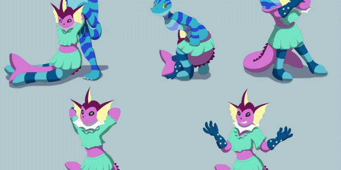 1280x1024 Shiny Vaporeon Suit by Wolferion -- Fur Affinity [dot] net