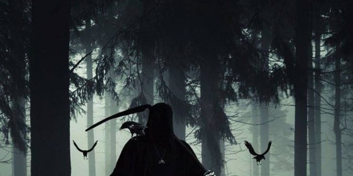 730x1095 You are out walking when a dark hooded figure blocks your path. The