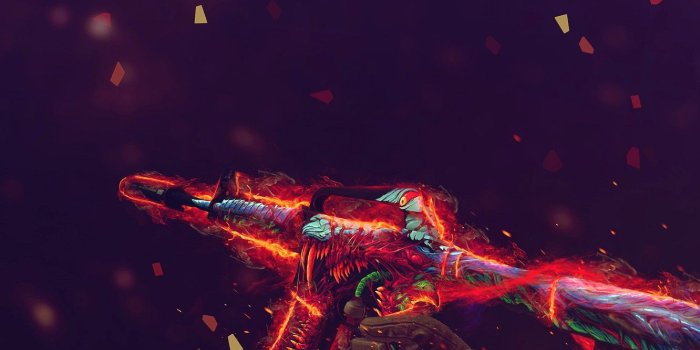 1332x850 Wallpaper fragments, flame, paint, workshop, cs go, custom paint job