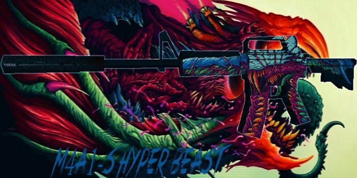 2560x1440 M4A1-S Hyper Beast ^_^ [Counter-Strike 1.6] [Skin Mods]