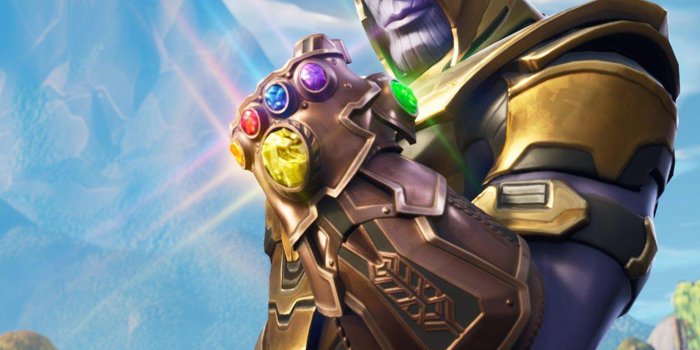 2732x2732 Fortnite Thanos Wallpaper