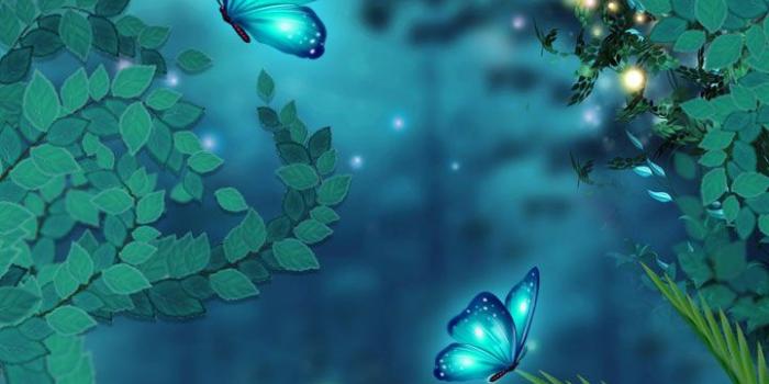 720x1280 Magical butterflies. Dreamy colors. #Butterfly #Night Neon blue
