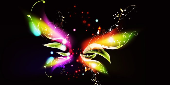 3840x2400 abstract, Background, Colors, Lights, Stars, Wallpapers, Butterfly