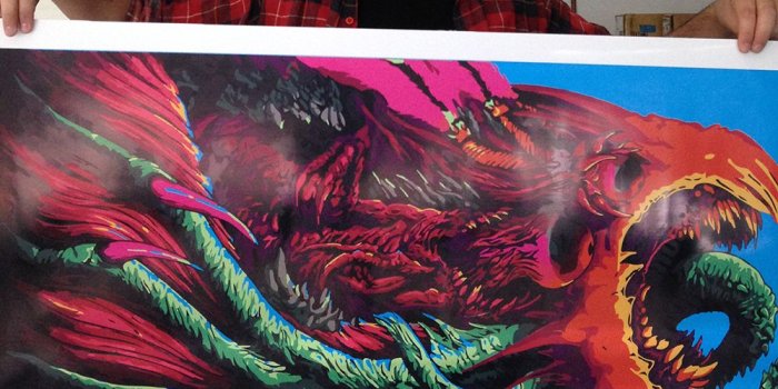 1000x840 I printed a massive Hyper Beast poster at work! : GlobalOffensive