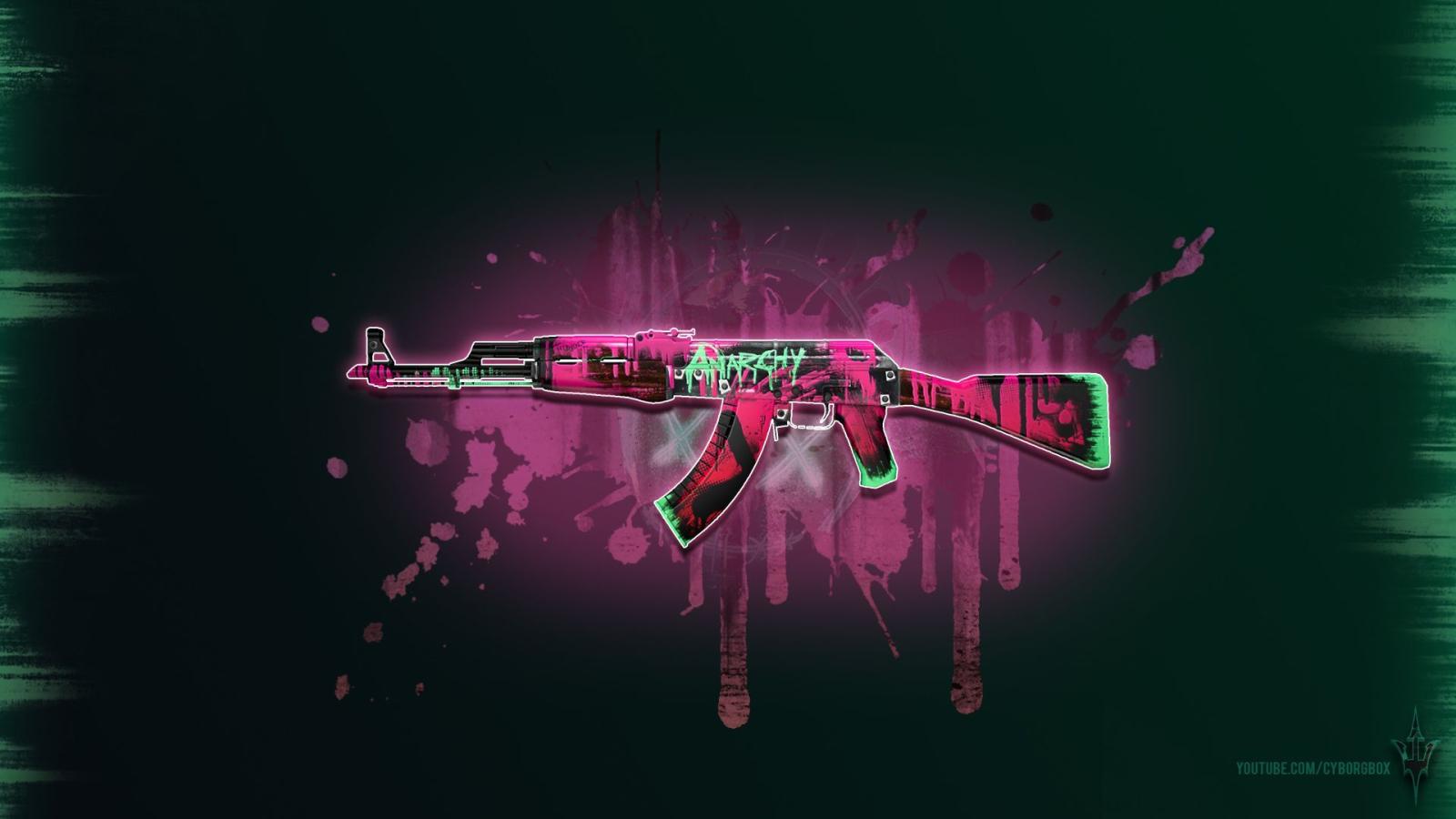 1920x1080 CSGO AK 47 Neon Revolution Wallpaper 1080p | Weed | Go wallpaper
