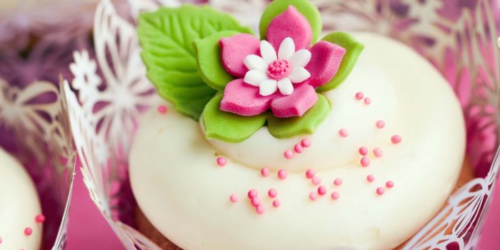 1920x1080 Cupcake With Amazing Decoration | HD Chocolates and Fruits