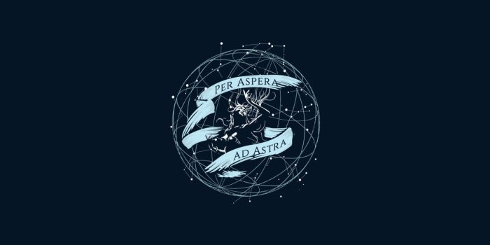 1366x768 Per Aspera Ad Astra illustration HD wallpaper | Wallpaper Flare