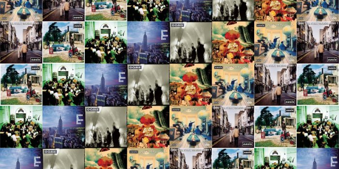 1280x800 Oasis Definitely Maybe Morning Glory Here Now Masterplan Wallpaper