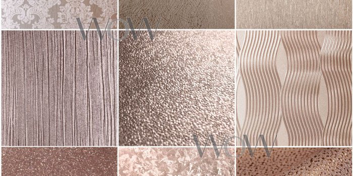 1600x1600 Details about ROSE GOLD LUXURY HEAVYWEIGHT VINYL WALLPAPER GLITTER SPARKLE  METALLIC FOIL