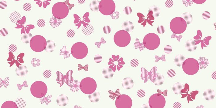 1000x1000 Disney Kids III Disney Minnie Mouse Bows and Dots Wallpaper