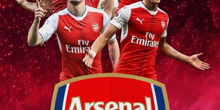 965x1688 55+ Arsenal FC Logo Wallpapers - Download at WallpaperBro
