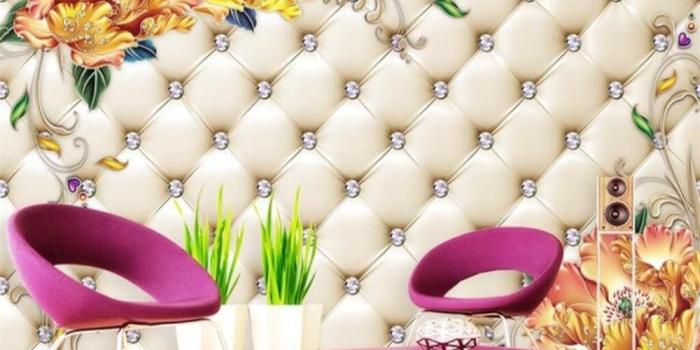 1000x800 US $9.0 40% OFF|Beibehang Custom Wallpaper Home Furnishings Frescoes Fancy  3D Soft Pack Diamond TV Wall Background Wall mural photo 3d wallpaper-in