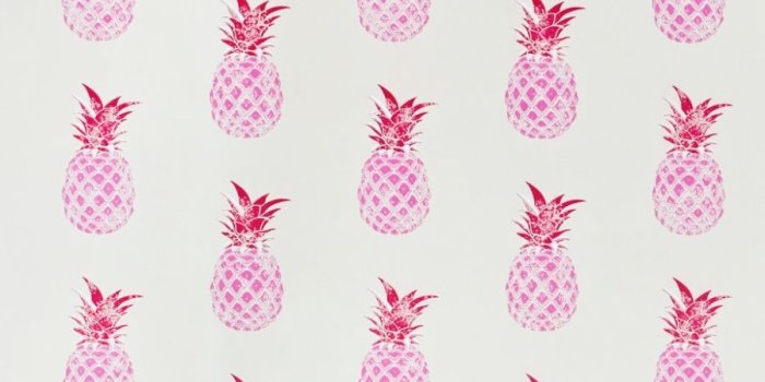 899x900 Pineapple wallpaper by Barneby Gates - red and pink