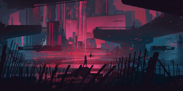 1920x1080 Neon City Wallpapers