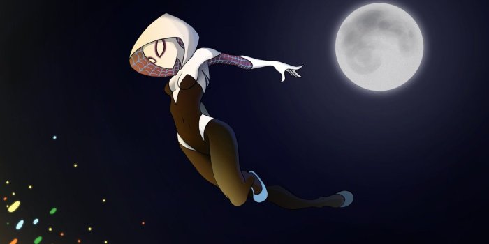 1332x850 Wallpaper art, fan art, marvel comics, Spider-Woman, gwen stacy