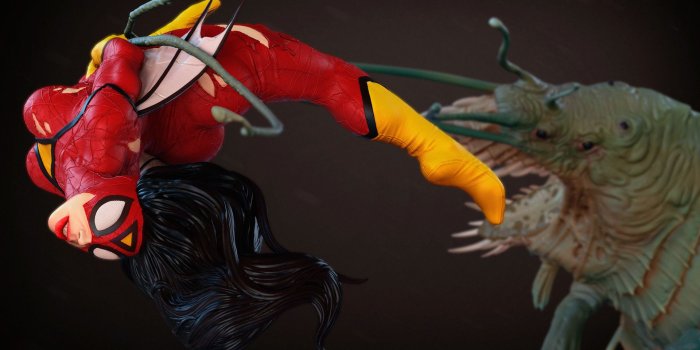 1920x1200 ArtStation - Spiderwoman Avengers Vs X-men FanArt, Miguel Hernandez