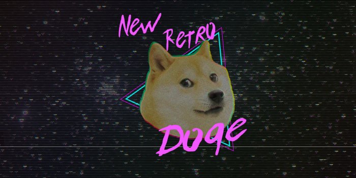 2560x1440 doge, Retro style, New Retro Wave, Animals, Dog, Shiba Inu, VHS
