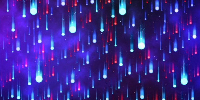 2560x1440 Neon Rain Drops HD wallpaper