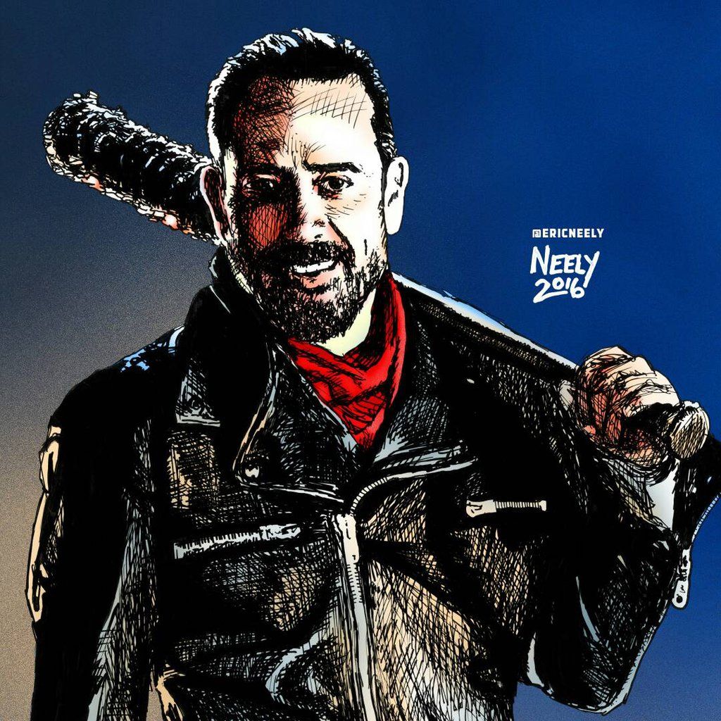 1024x1024 HD Widescreen Backgrounds, Walking Dead Negan Wallpaper