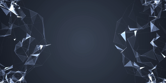 1920x1080 Abstract technology plexus stylish dynamic digital background. Geometrical  shape with triangle particles futuristic wallpaper. Stock Video Footage - 