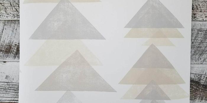 1400x1400 Boho Chic Contemporary Aztec Triangle Wallpaper