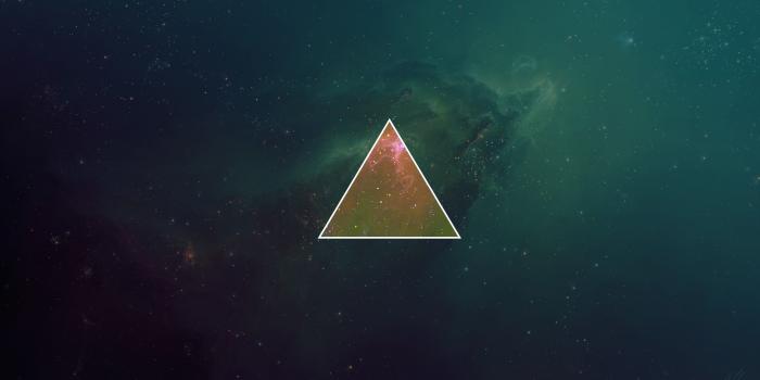 2560x1440 Abstract Triangle Space Background Desktop Wallpaper
