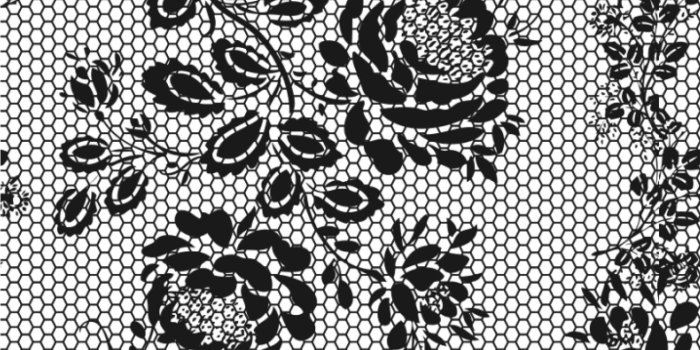 1500x1500 Black Lace Wallpaper & Surface Covering