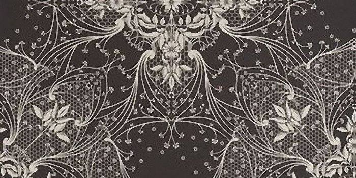 1279x1280 Catherine Martin Antique Lace Wallpaper - Lacquer