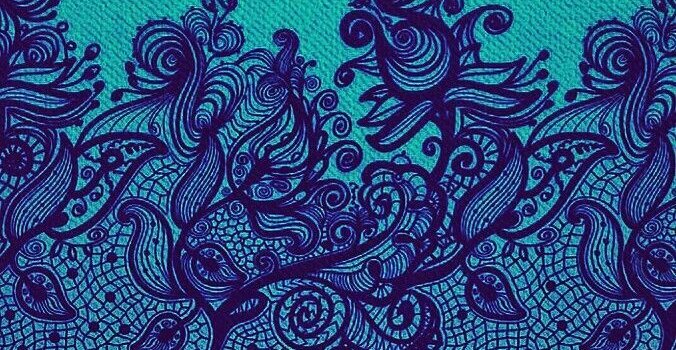 676x1225 Teal purple lace | iPad wallpapers | Screen wallpaper, Lace