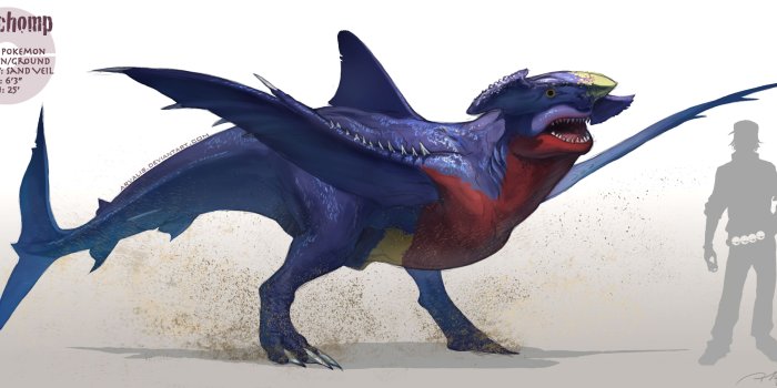 3600x1597 Garchomp - Pokémon - Zerochan Anime Image Board