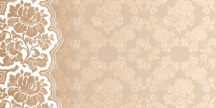 1200x1200 Free download Floral victorian wallpaper with lace border 18741