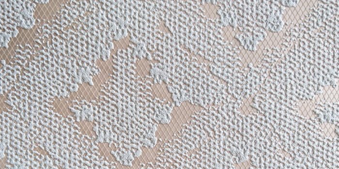 1500x1500 Lace Ikat | Grey / Brown & Rose Gold / Copper Geometric Wallpaper