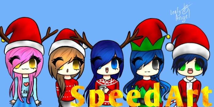 1280x720 ItsFunneh GoldenGlare Lunar Eclipse DraconiteDragon Painting Rainbows -  SpeedArt