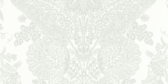 2000x2000 Schumacher Lace Wallpaper in Cirrus
