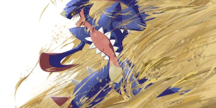 1280x922 Whoever the artist is, they did Mega Garchomp perfect! : pokemon