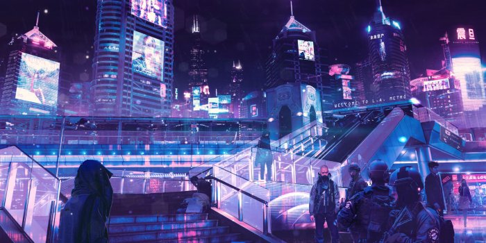2880x1800 2880x1800 Cyberpunk Neon City Macbook Pro Retina HD 4k Wallpapers