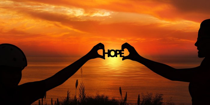 5120x2880 Wallpaper Hope, Silhouette, Sunset, Hands, HD, 5K, Photography, #14362