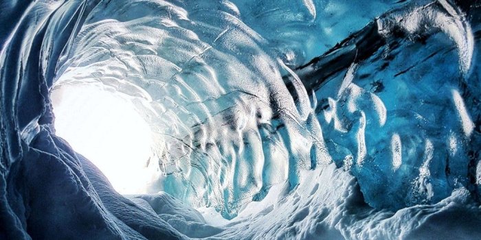 1024x1024 Cave Ice Snow Wallpaper - [1024x1024]