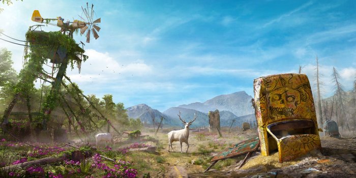 1920x1080 Hope County after war. Wallpaper from Far Cry: New Dawn